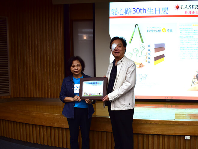 雷科福委會與心路基金會愛心合作，採買員工生日禮品