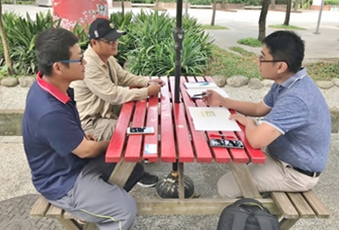 南臺灣跨領域中心與農民進行農產品加工事項輔導