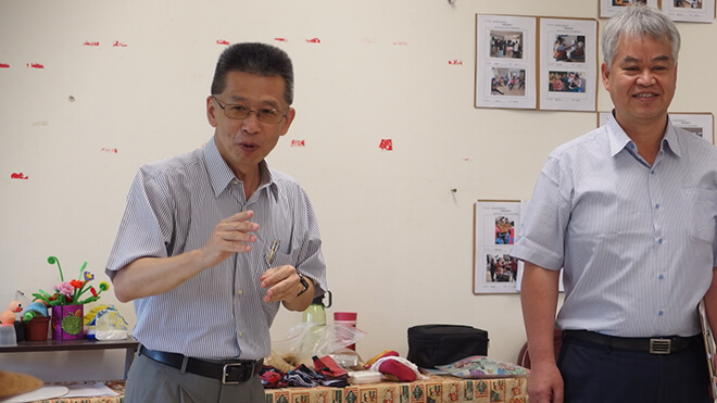 中山管院副院長郭瑞坤教授致詞，介紹USR_CSR計畫合作