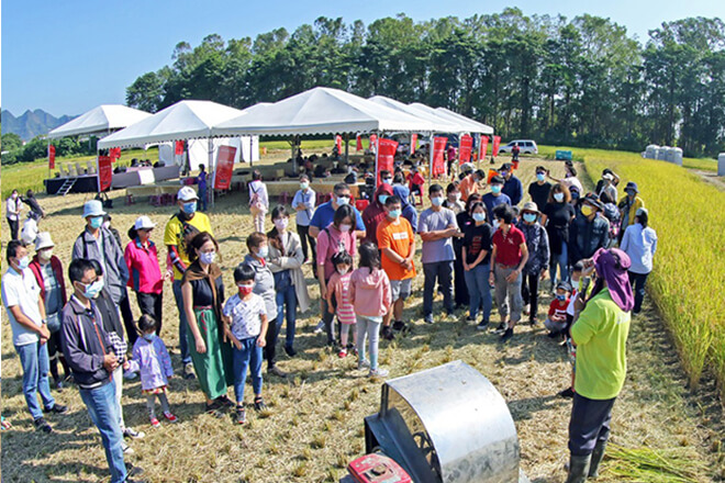 高雄市旗山區糖廠社區人員講解DIY體驗
