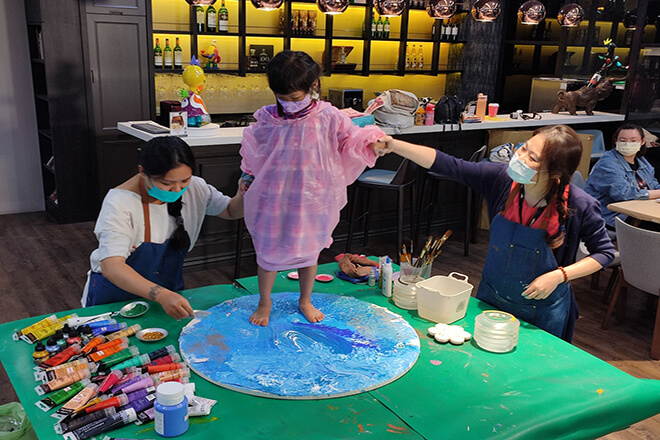 藝術繪永續 雷科與中山辦親子共創工作坊