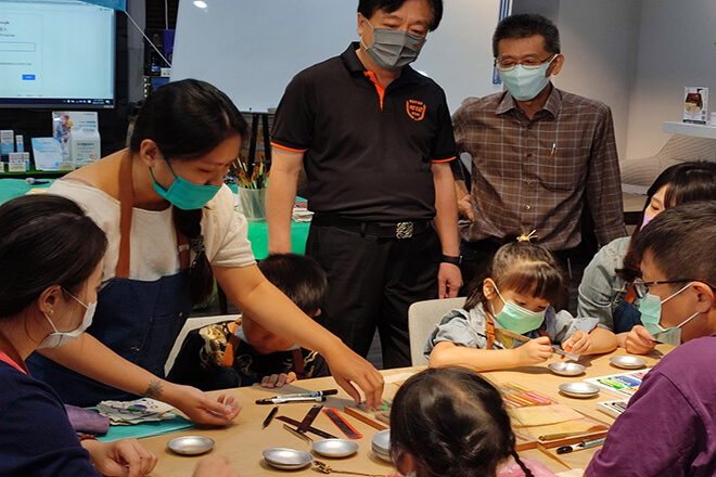 藝術繪永續 雷科與中山辦親子共創工作坊